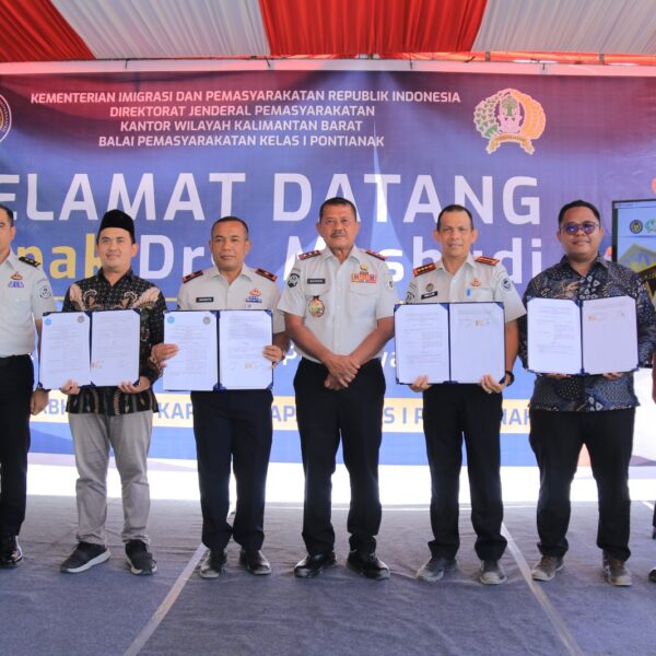 KAKANWIL DITJENPAS KALBAR TEKEN KERJA SAMA KEMANDIRIAN PANGAN, GRIYA ABHIPRAYA “KAPUAS” SEGERA DIKEMBANGKAN