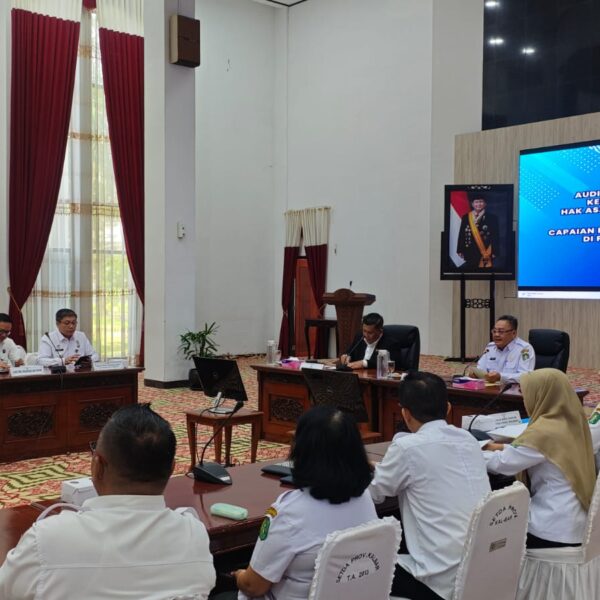 AUDIENSI PENGUATAN TUGAS KEMENKO KUMHAM DAN IMIPAS SERTA KOORDINASI IPH DI KANTOR GUBERNUR KALBAR