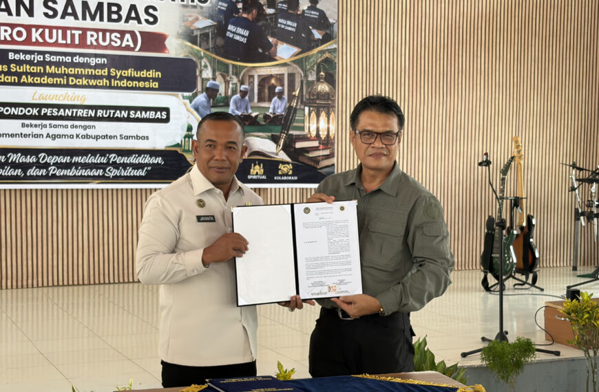 Program Kuliah Gratis dan Pondok Pesantren Rutan Sambas Diluncurkan, Warga Binaan…